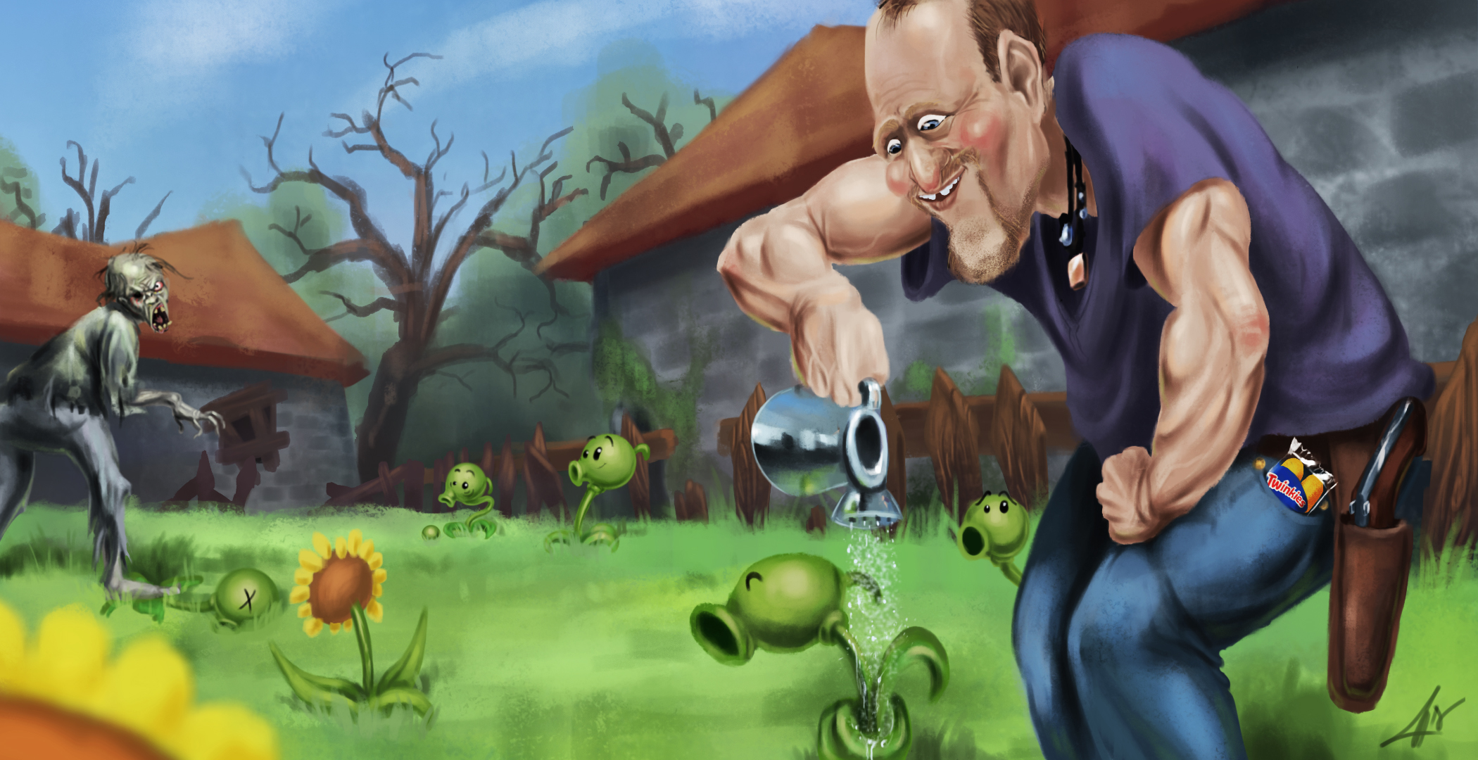 עומר שרון – Plants vs Zombieland
