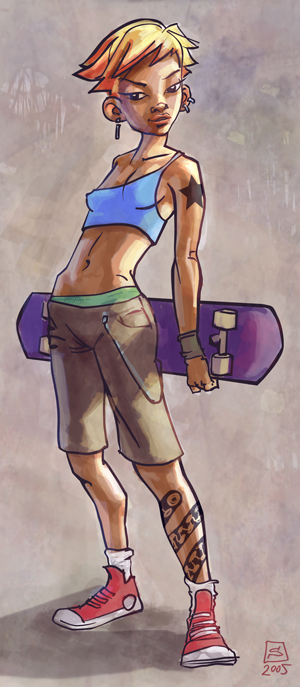 Skater chick