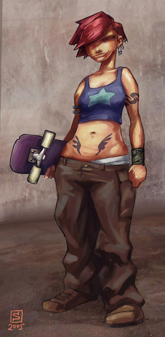 Skater chick
